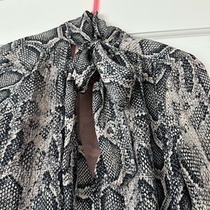 Rebecca Taylor snake skin dress